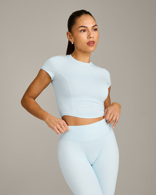 Mellow™ Motion Crew Neck Mid Top | Cloud Blue