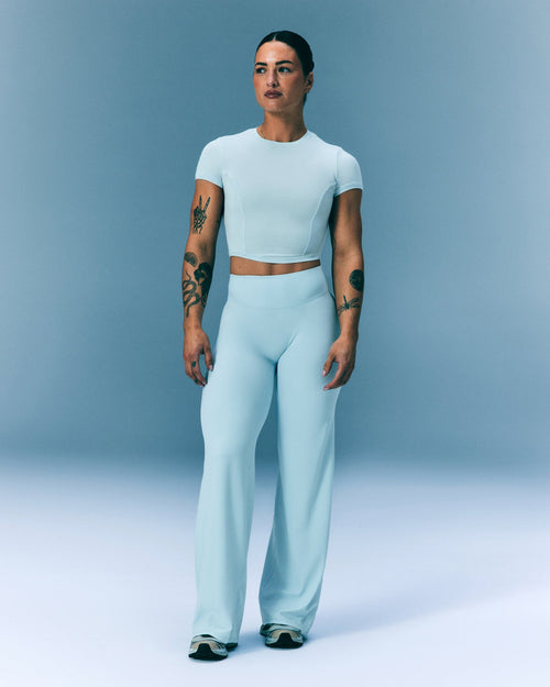 Mellow™ Motion Crew Neck Mid Top | Cloud Blue
