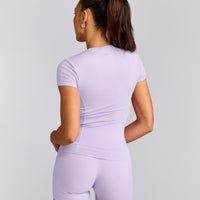 Mellow™ Motion Crew Neck Top | Lavender Purple