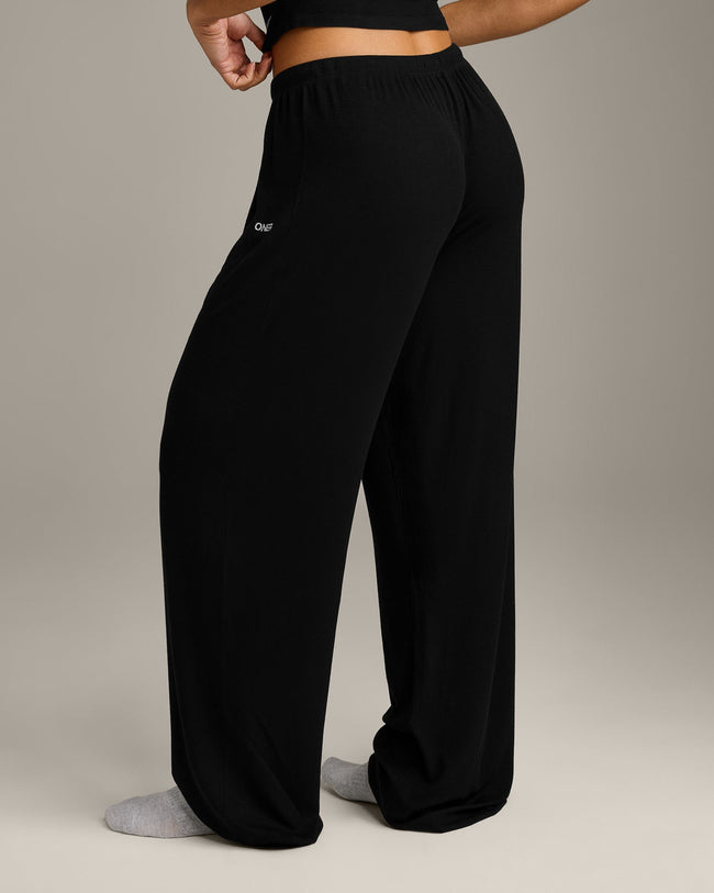 Oner At Home Night Bottoms | Black