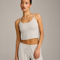 Oner At Home Night Strappy Mid Tank Top | Oat Marl
