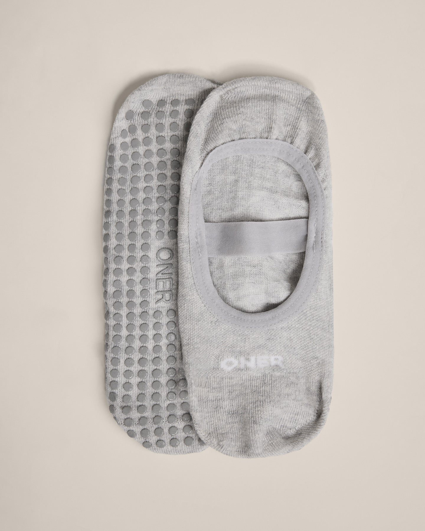 Pilates Grip Socks 1 Pack | Gray Marl