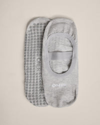 Pilates Grip Socks 1 Pack | Gray Marl