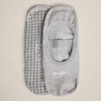 Pilates Grip Socks 1 Pack | Gray Marl