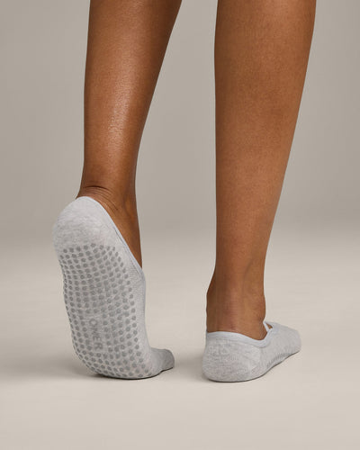 Pilates Grip Socks 1 Pack | Gray Marl