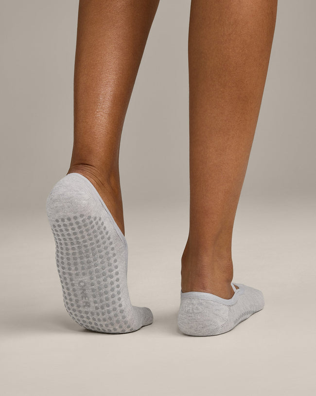 Pilates Grip Socks 1 Pack | Gray Marl