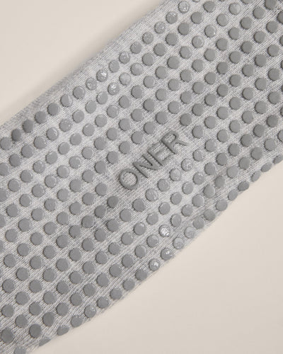 Pilates Grip Socks 1 Pack | Gray Marl