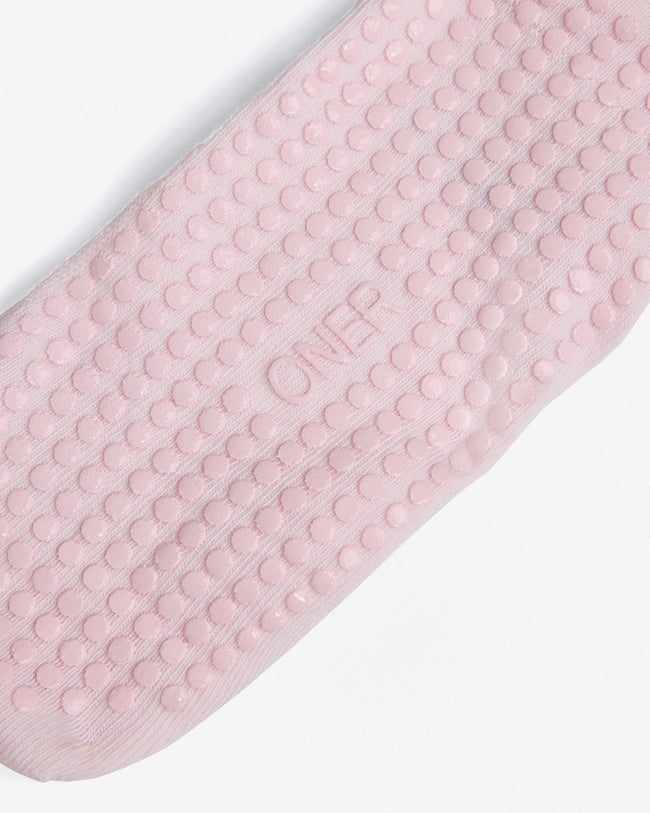 Pilates Grip Socks 1 Pack | Soft Girl Pink