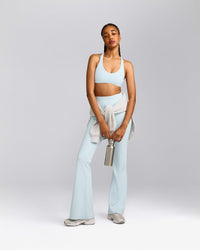 SoftMotion™ Bralette with Gray Logo | Cloud Blue