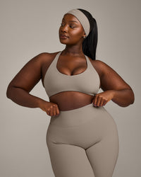 SoftMotion™ Bralette with Gray Logo | Minky