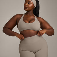 SoftMotion™ Bralette with Gray Logo | Minky