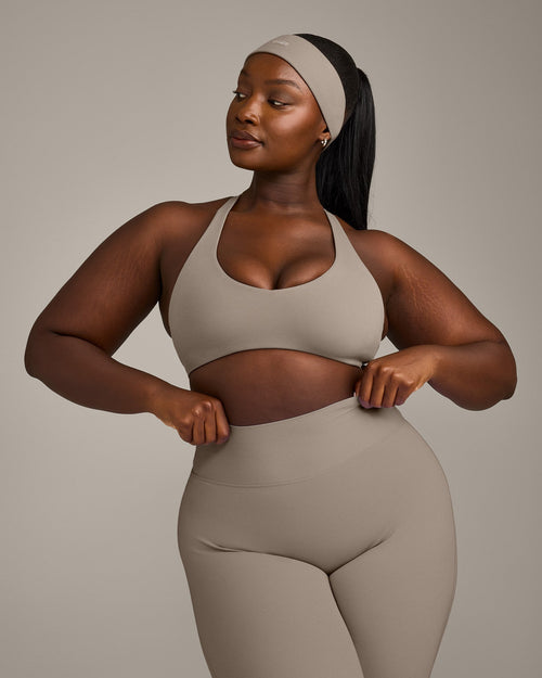 SoftMotion™ Bralette with Gray Logo | Minky