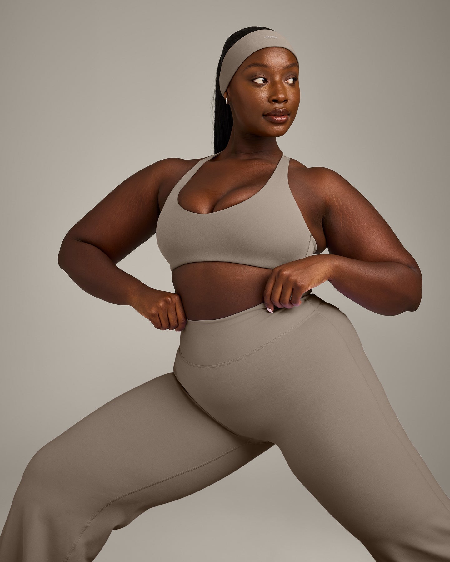 SoftMotion™ Bralette with Gray Logo | Minky