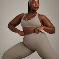 SoftMotion™ Bralette with Gray Logo | Minky