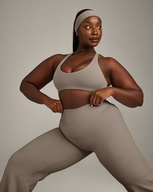 SoftMotion™ Bralette with Gray Logo | Minky