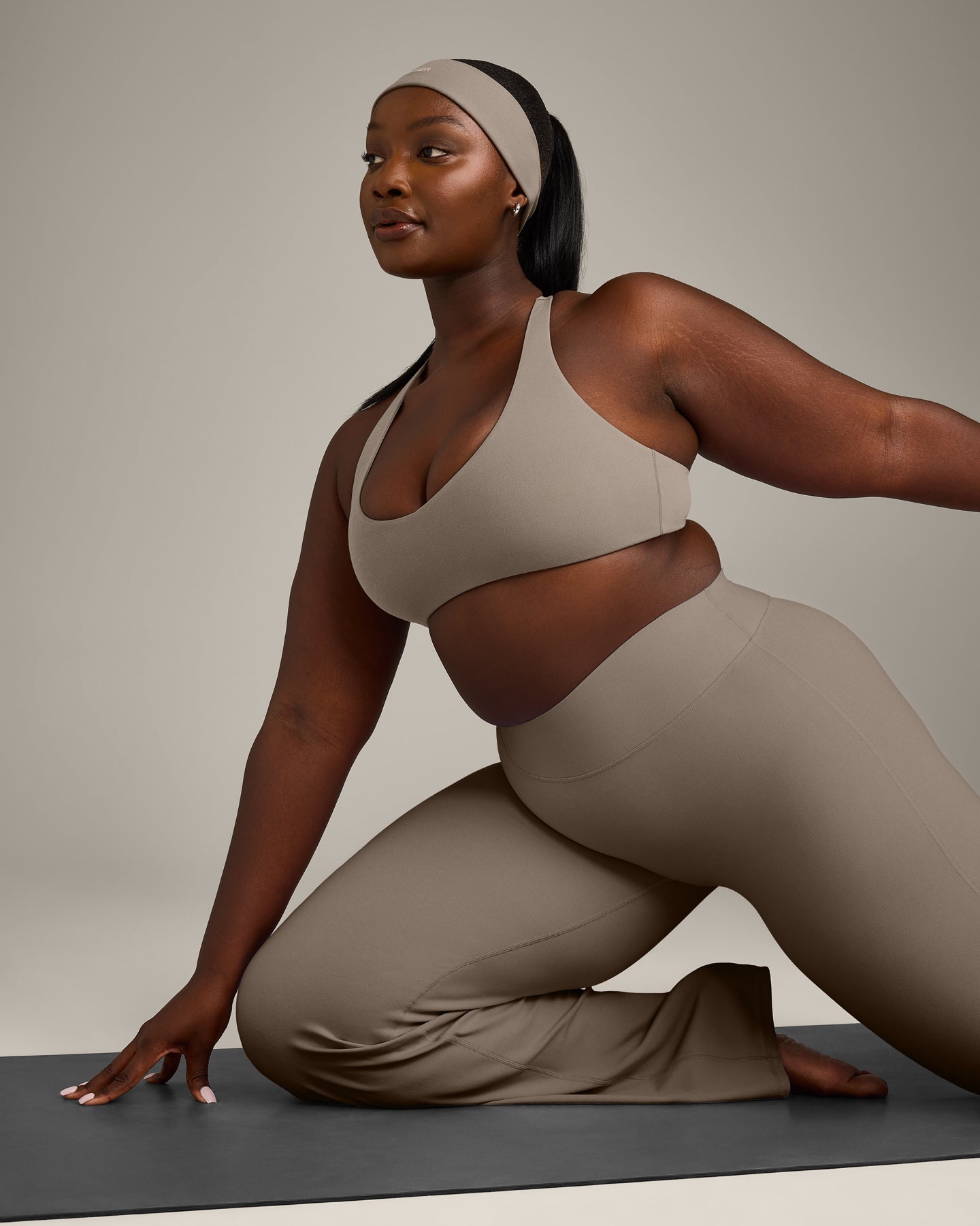 SoftMotion™ Bralette with Gray Logo | Minky
