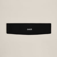SoftMotion™ Headband with Gray Logo | Black