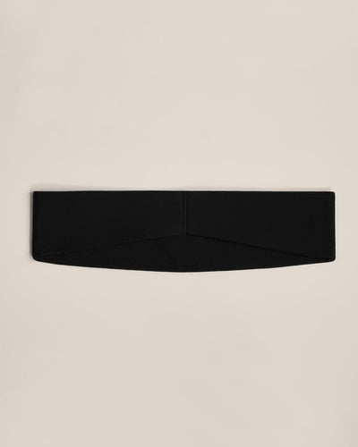 SoftMotion™ Headband with Gray Logo | Black