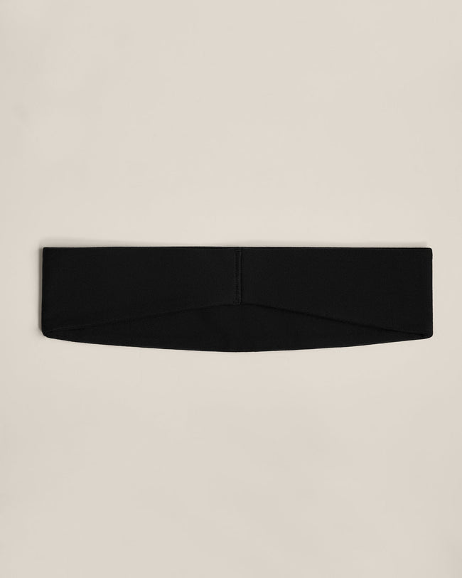 SoftMotion™ Headband with Gray Logo | Black
