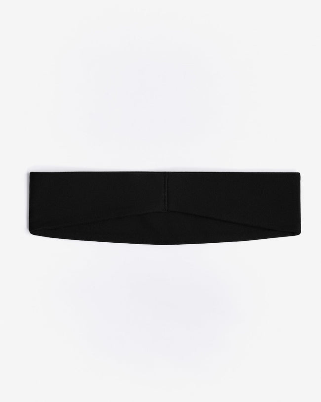 SoftMotion™ Headband with Gray Logo | Black
