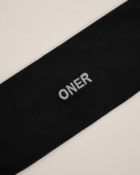 SoftMotion™ Headband with Gray Logo | Black