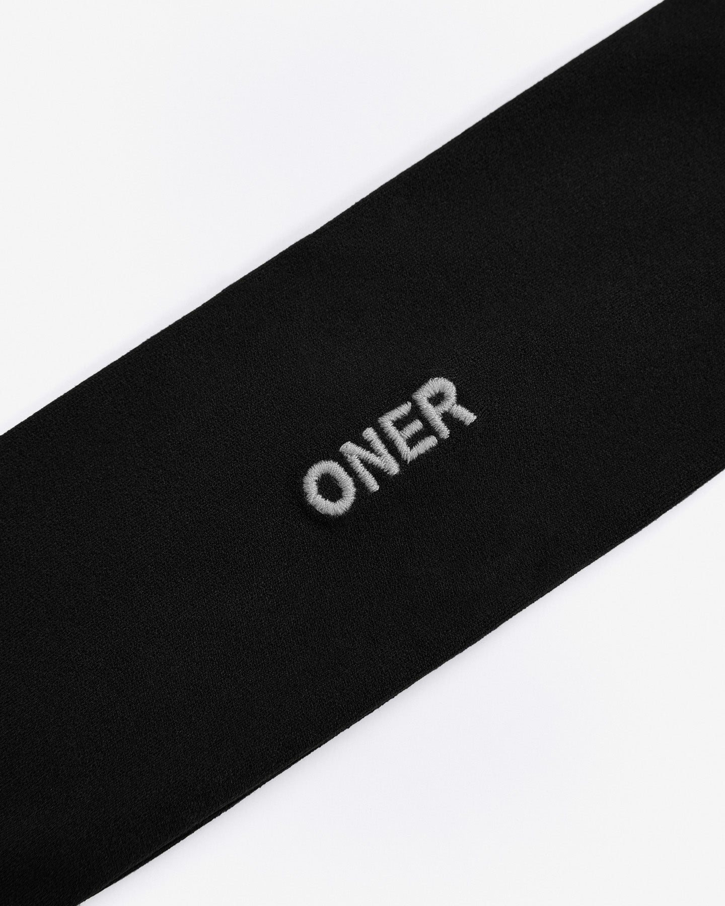 SoftMotion™ Headband with Gray Logo | Black