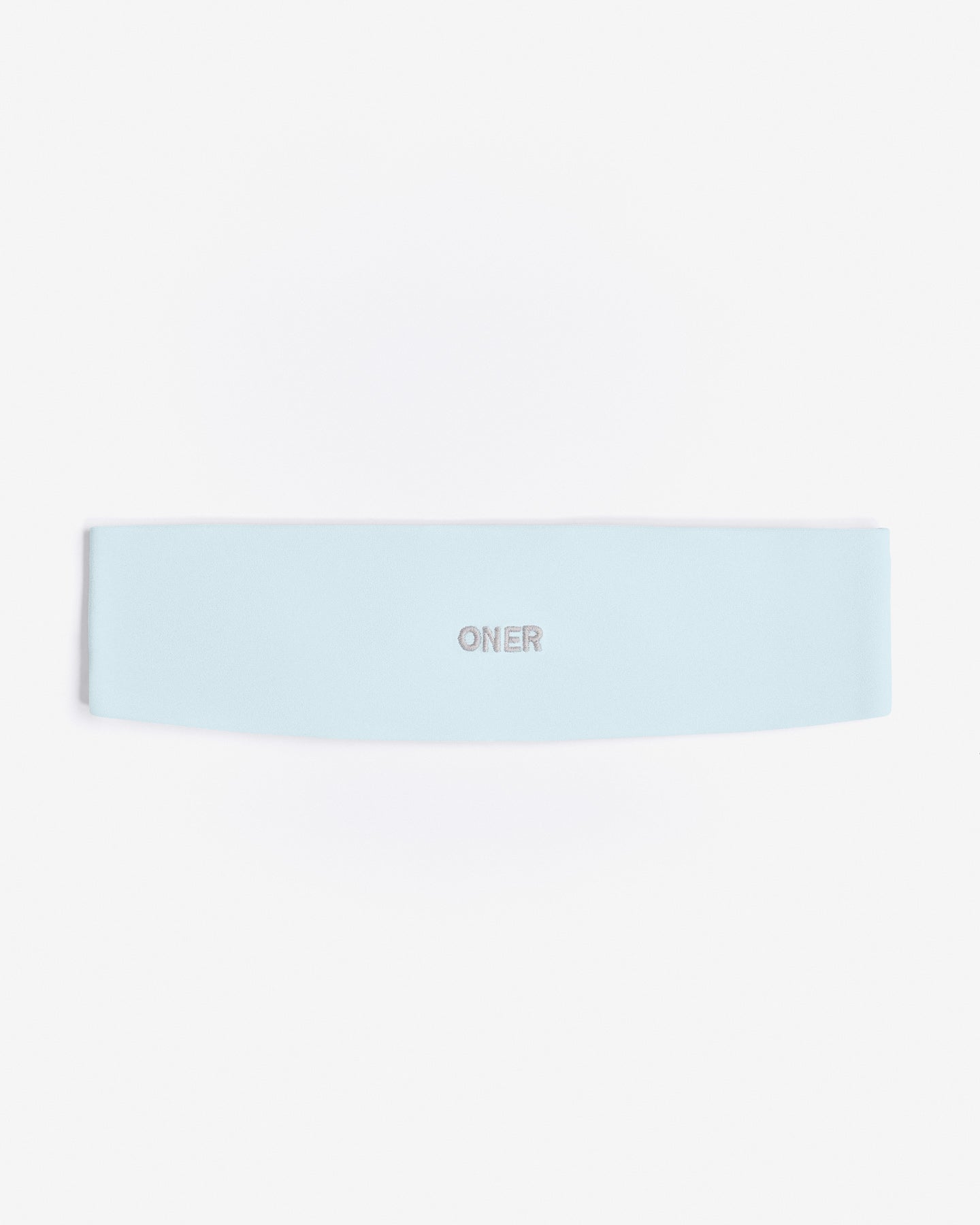 SoftMotion™ Headband with Gray Logo | Cloud Blue