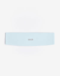 SoftMotion™ Headband with Gray Logo | Cloud Blue