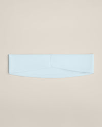 SoftMotion™ Headband with Gray Logo | Cloud Blue