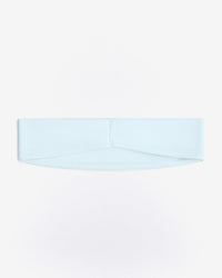 SoftMotion™ Headband with Gray Logo | Cloud Blue