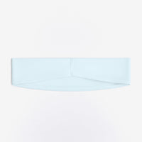 SoftMotion™ Headband with Gray Logo | Cloud Blue