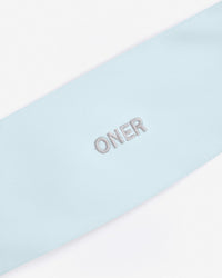 SoftMotion™ Headband with Gray Logo | Cloud Blue