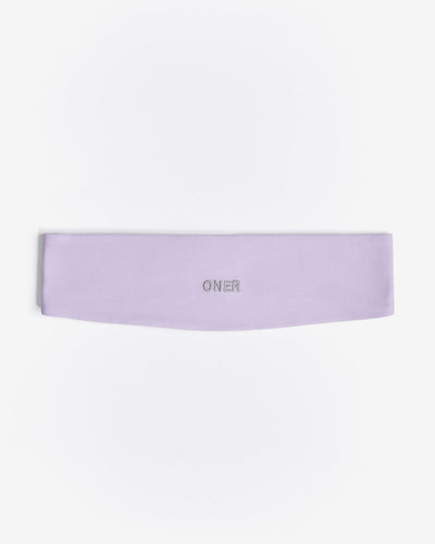 SoftMotion™ Headband with Gray Logo | Lavender Purple