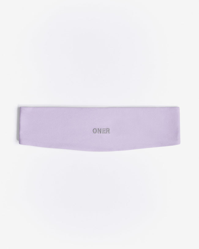 SoftMotion™ Headband with Gray Logo | Lavender Purple