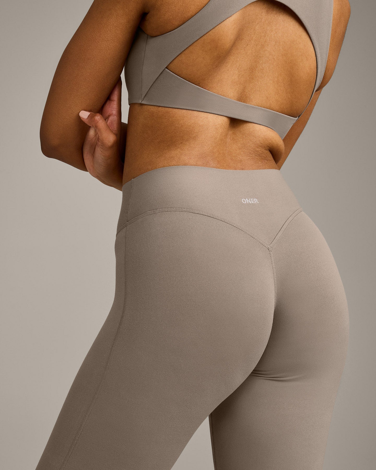 SoftMotion™ Flared Pants with Gray Logo | Minky