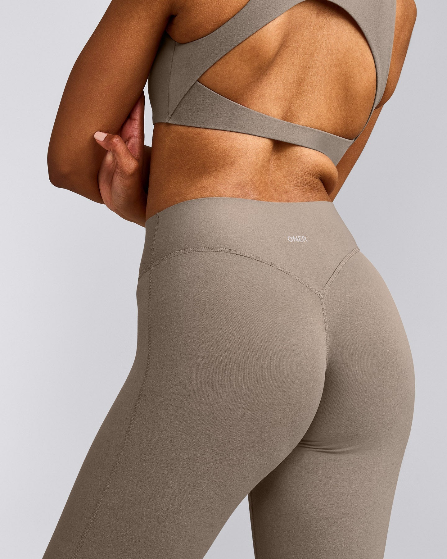 SoftMotion™ Flared Pants with Gray Logo | Minky