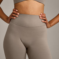 SoftMotion™ Flared Pants with Gray Logo | Minky