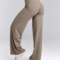 SoftMotion™ Straight Leg Pants with Gray Logo | Minky
