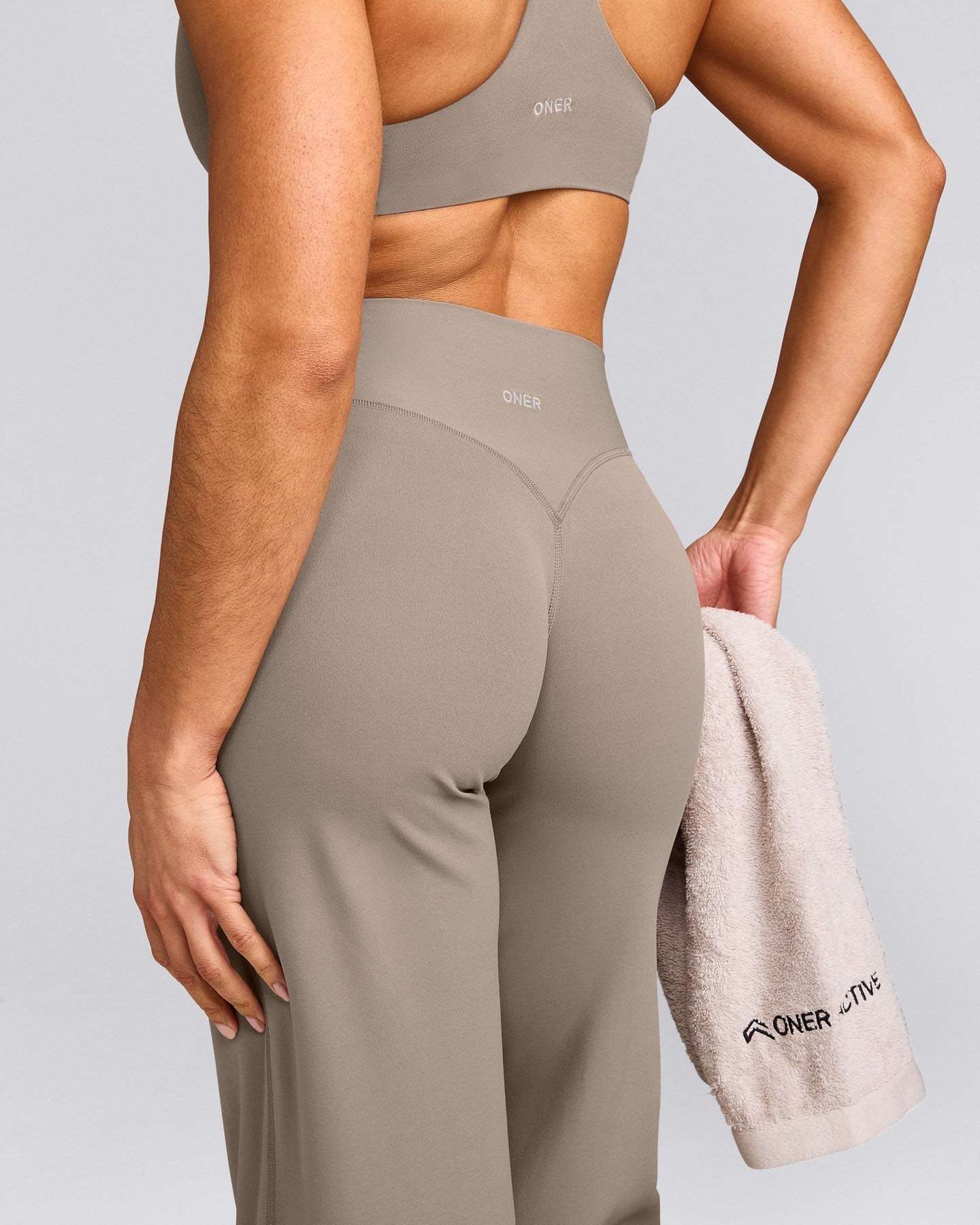 SoftMotion™ Straight Leg Pants with Gray Logo | Minky