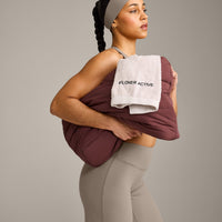 SoftMotion™ Straight Leg Pants with Gray Logo | Minky
