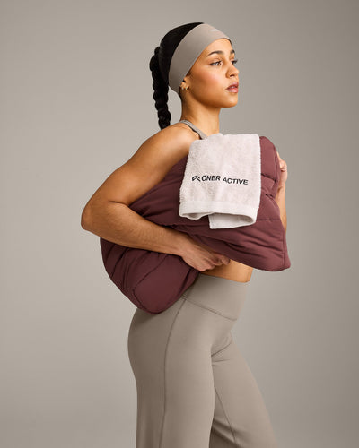 SoftMotion™ Straight Leg Pants with Gray Logo | Minky