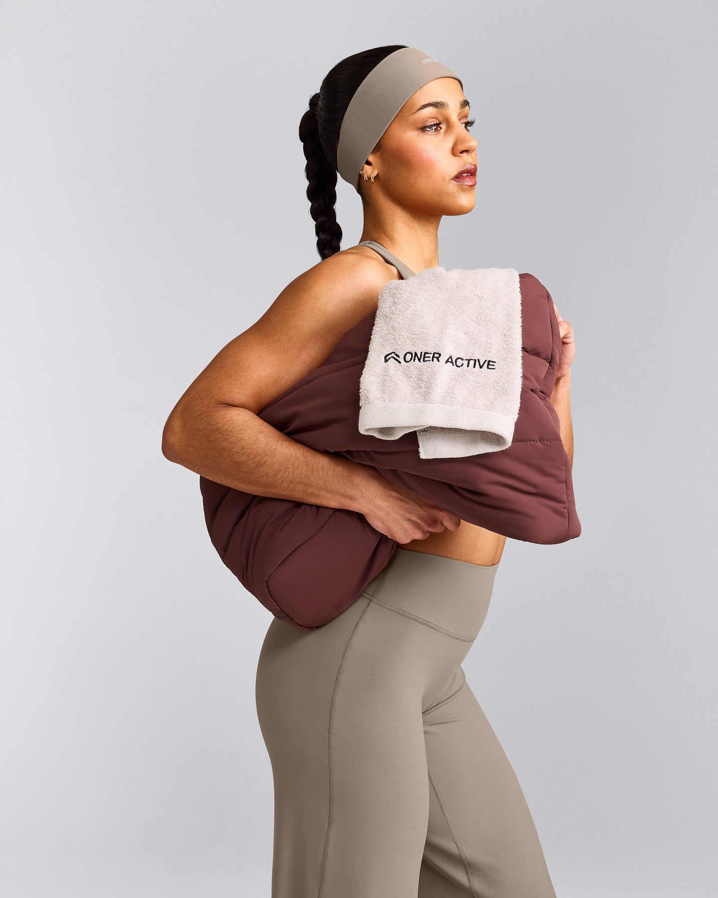 SoftMotion™ Straight Leg Pants with Gray Logo | Minky