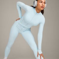 SoftMotion™ Jacket with Gray Logo | Cloud Blue