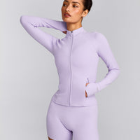 SoftMotion™ Jacket with Gray Logo | Lavender Purple