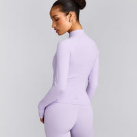 SoftMotion™ Jacket with Gray Logo | Lavender Purple