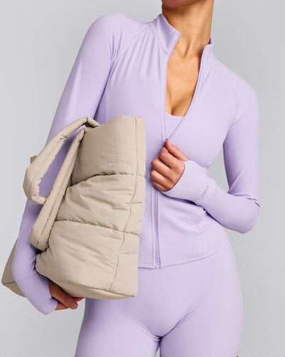 SoftMotion™ Jacket with Gray Logo | Lavender Purple