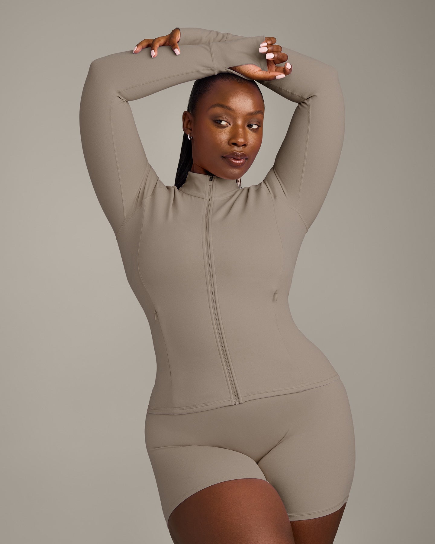 SoftMotion™ Jacket with Gray Logo | Minky