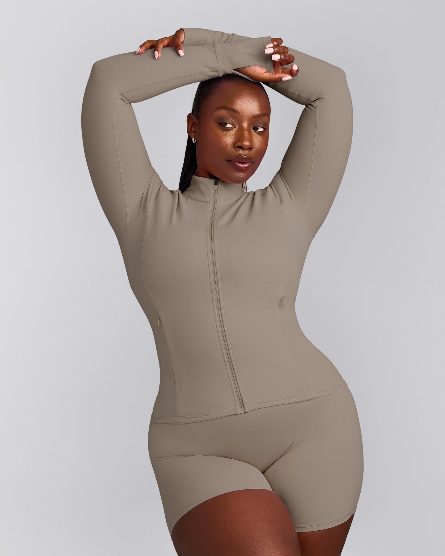 SoftMotion™ Jacket with Gray Logo | Minky