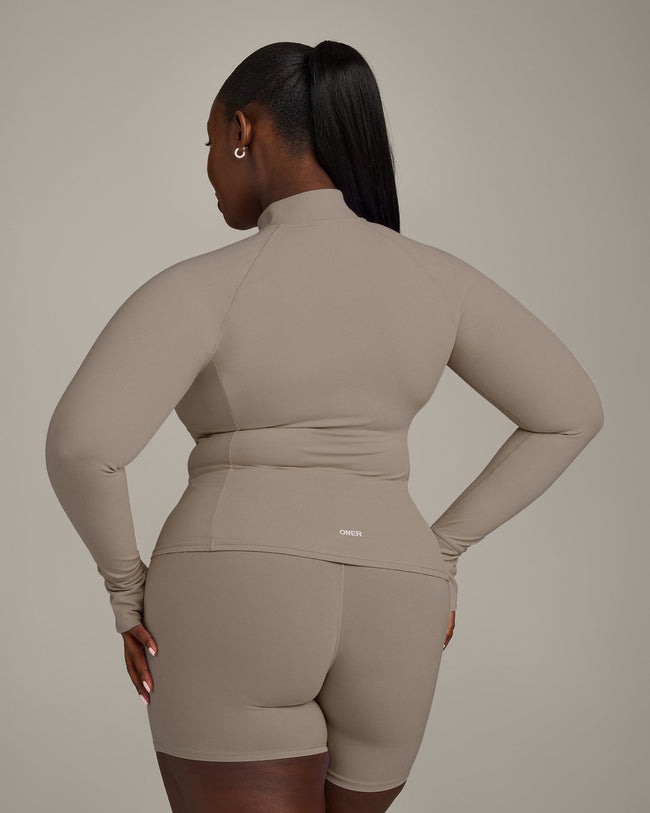SoftMotion™ Jacket with Gray Logo | Minky