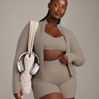 SoftMotion™ Jacket with Gray Logo | Minky